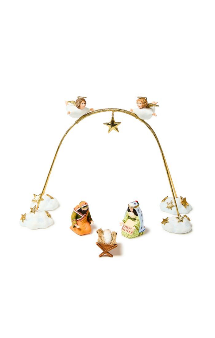 Patience Brewster Nativity Cherub Angels Mini Arch Set, set of 4