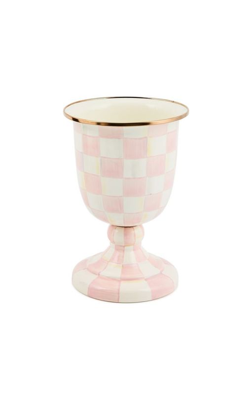 Rosy Check Pedestal Vase
