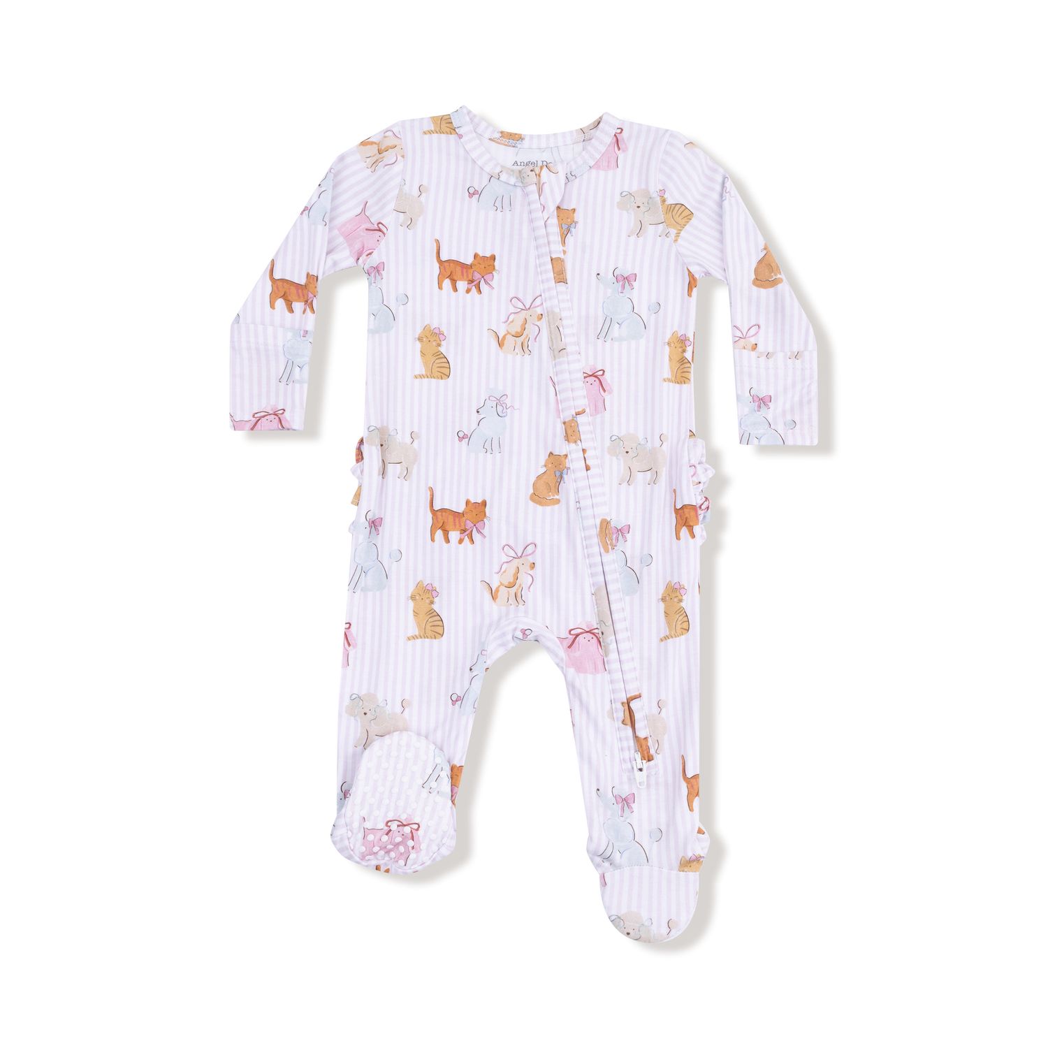 Fancy Pets - 2 Way Zipper Ruffle Back Footie
