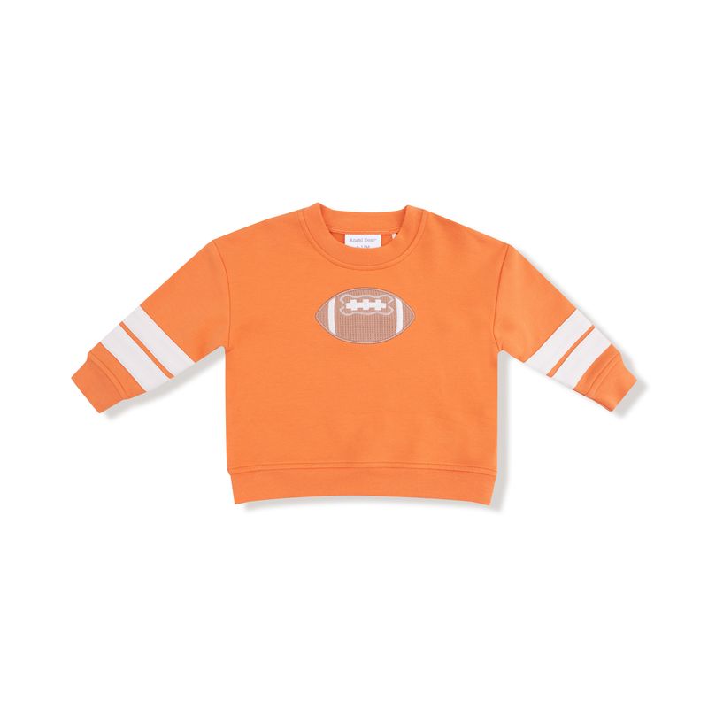 Orange Terry Varsity Football SweatShirt