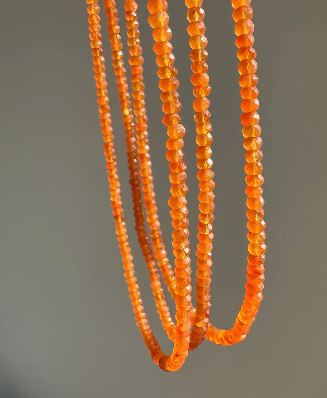 Carnelian Slim Layering Necklace