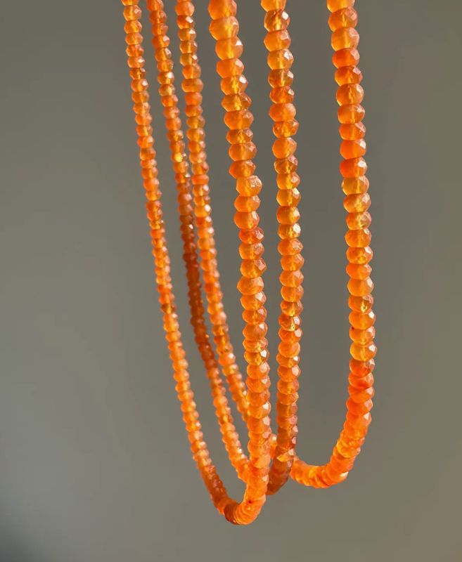 Carnelian Slim Layering Necklace