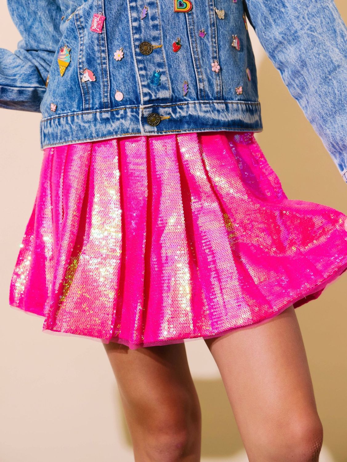Shimmer Sequin Skirt
