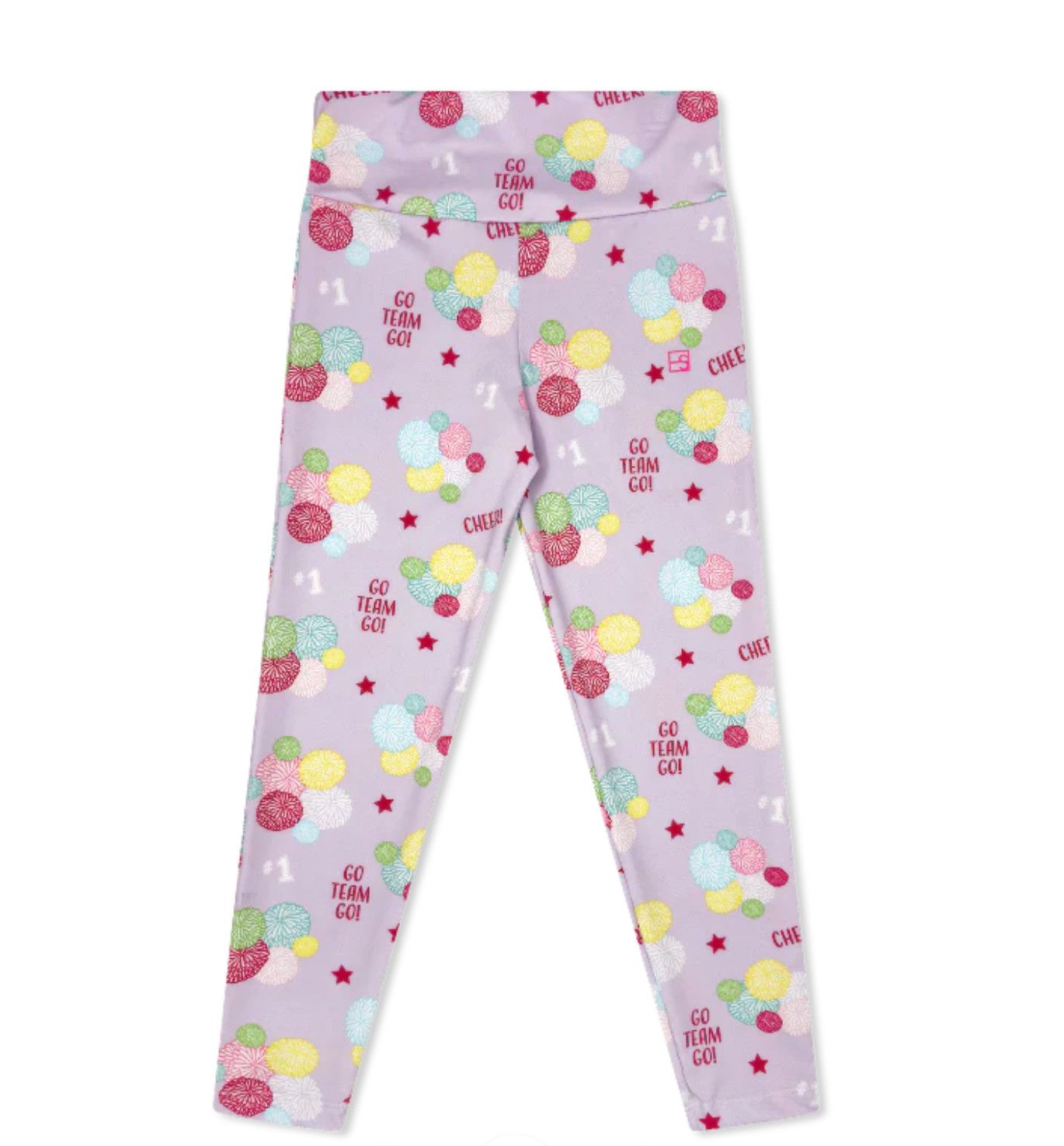 Abigail High Waisted Legging - Cheer Goals
