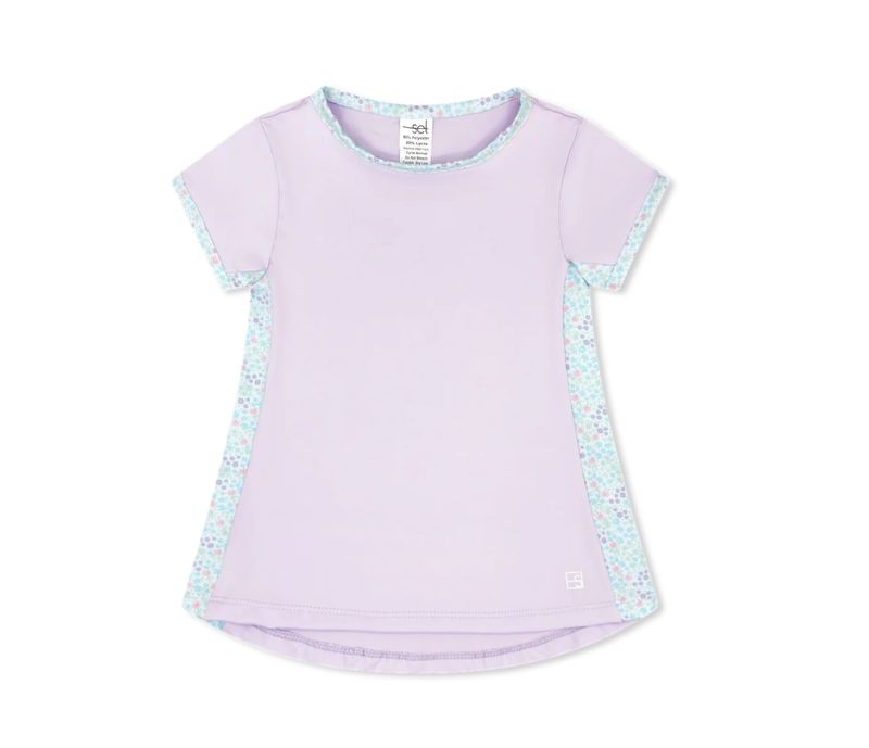 Blair Top - Petal Purple, Frosted Floral