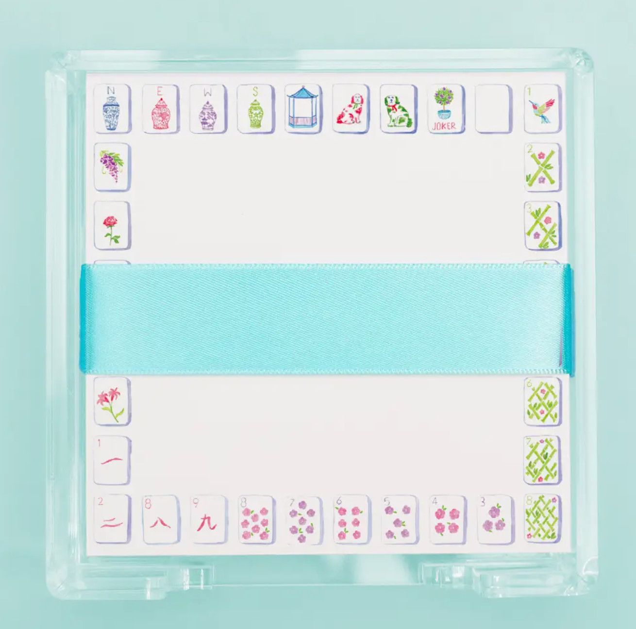 Mahjong Tiles Desk Set