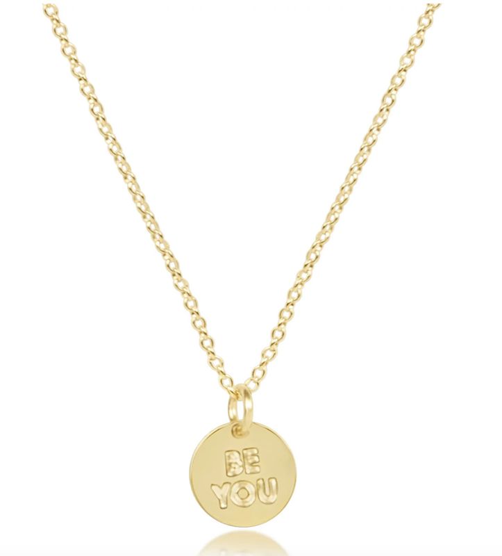 16&quot; Necklace Gold-Be You