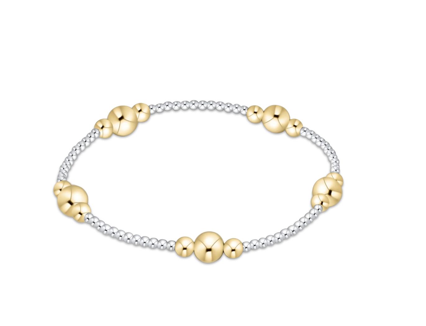 Purpose Gold 6mm Bead Bracelet - Mixed Metal