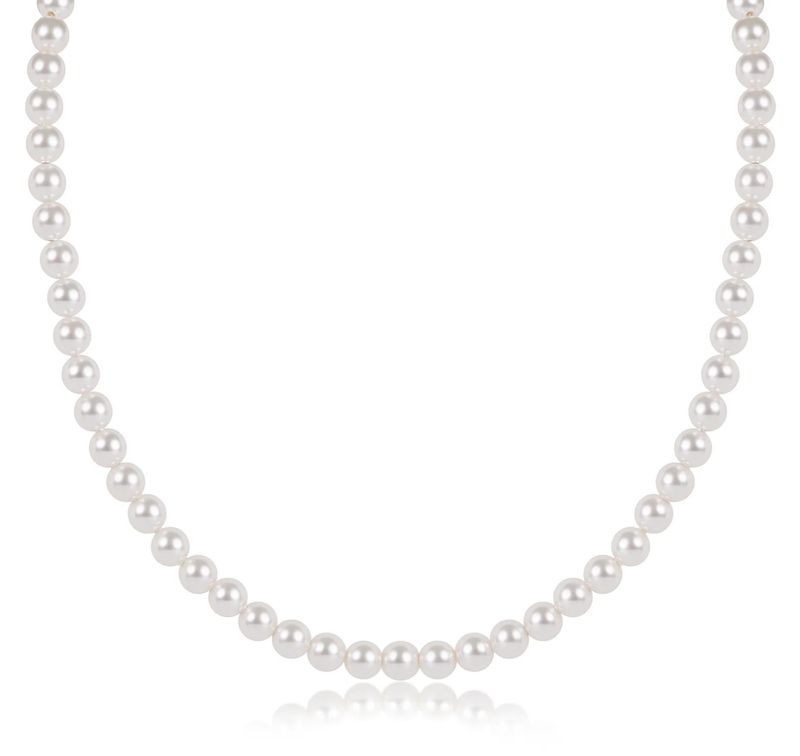 17&quot; Choker Classic Pearl 5mm Bead