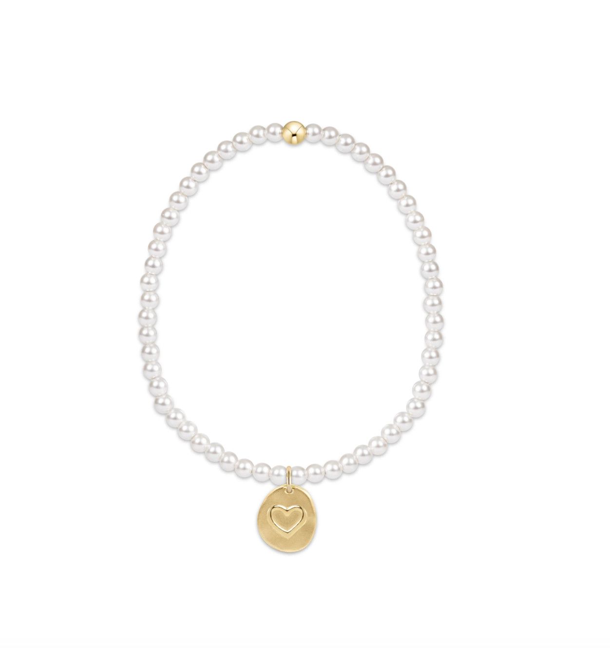 Classic Pearl 3mm Bead Bracelet - Inspire Love Charm