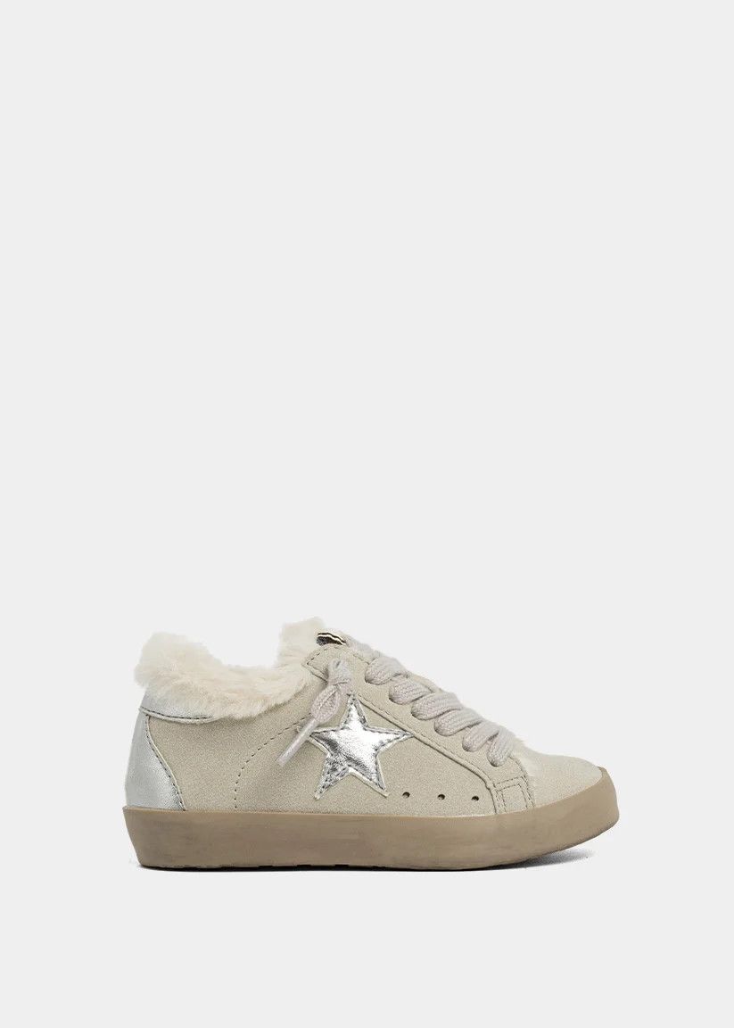 Paula Mini Light Grey Suede Sneaker