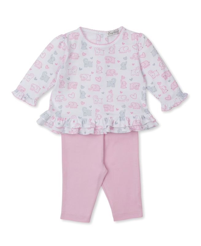 Baby Elephants Pink Print Set