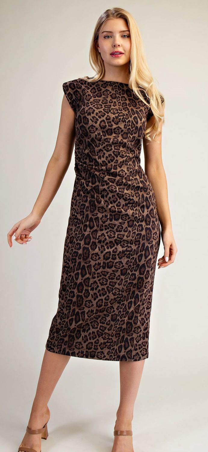 Leopard Midi Dress