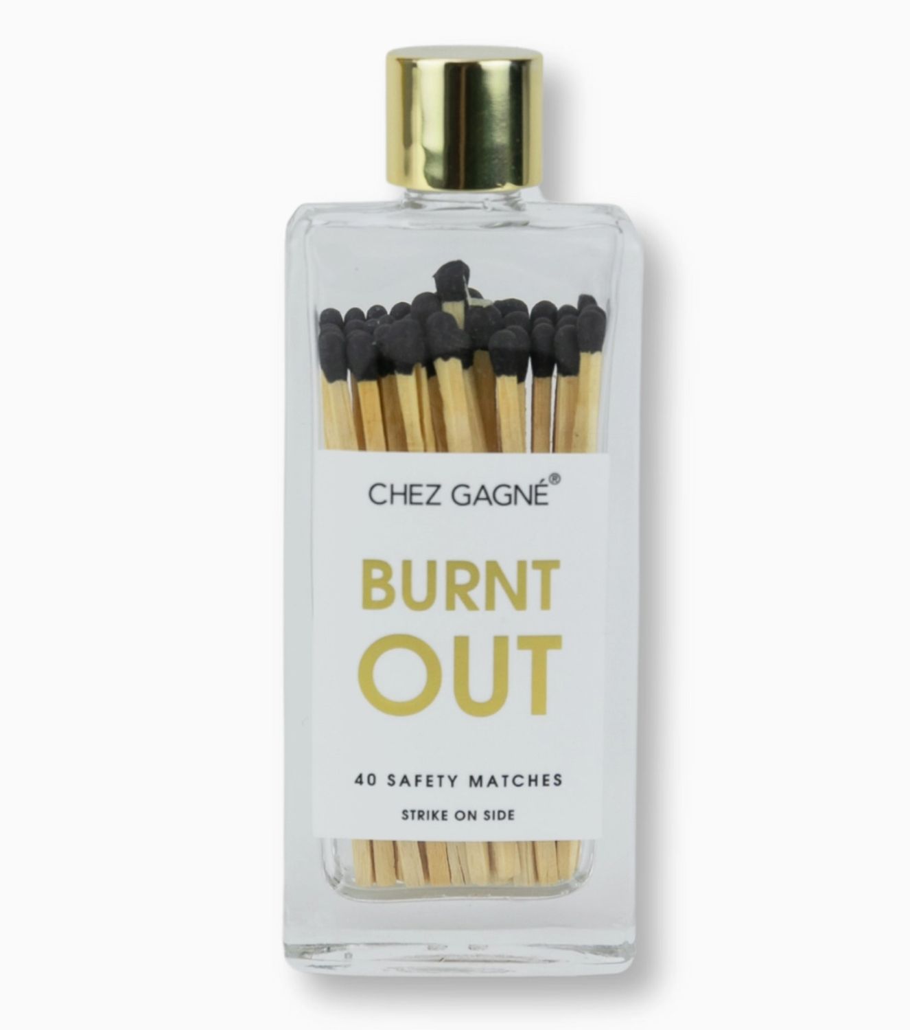 Burnt Out Glass Bottle Matches