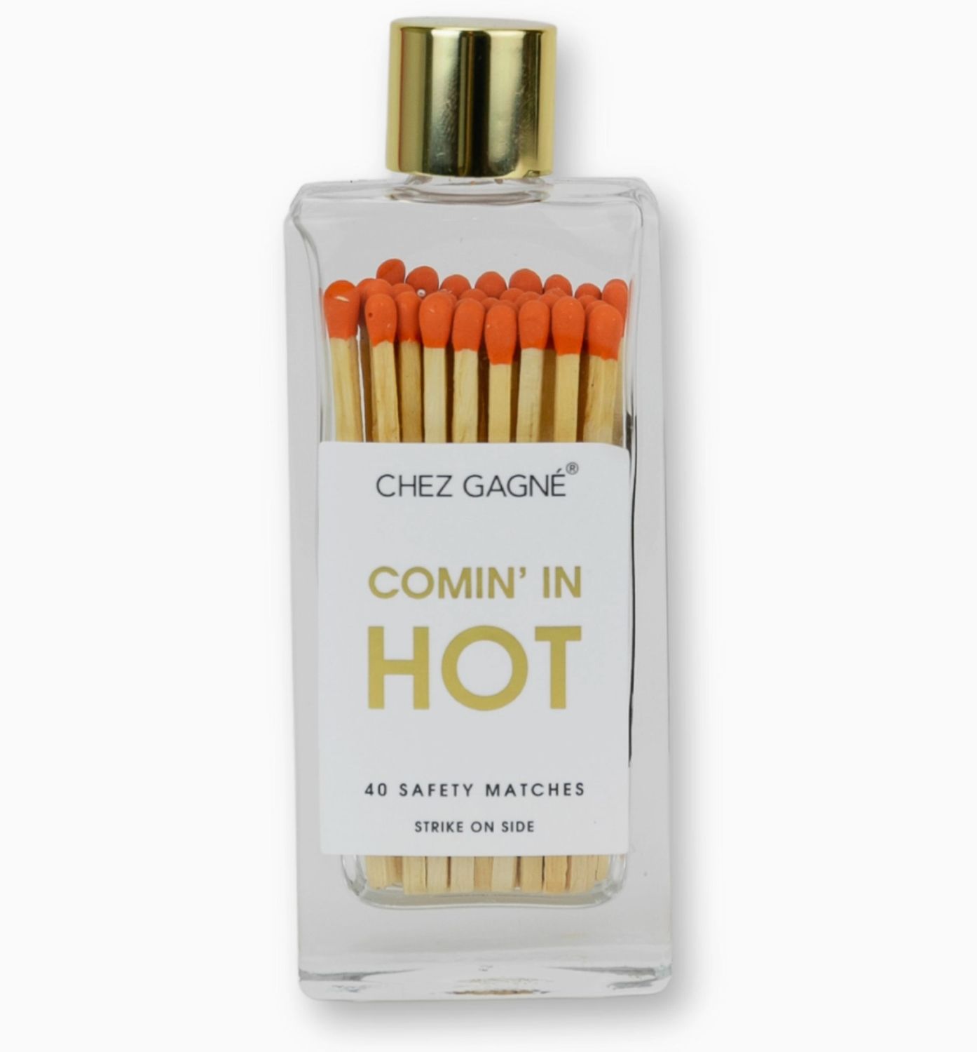 Comin&#39; in Hot Glass Bottle Matches