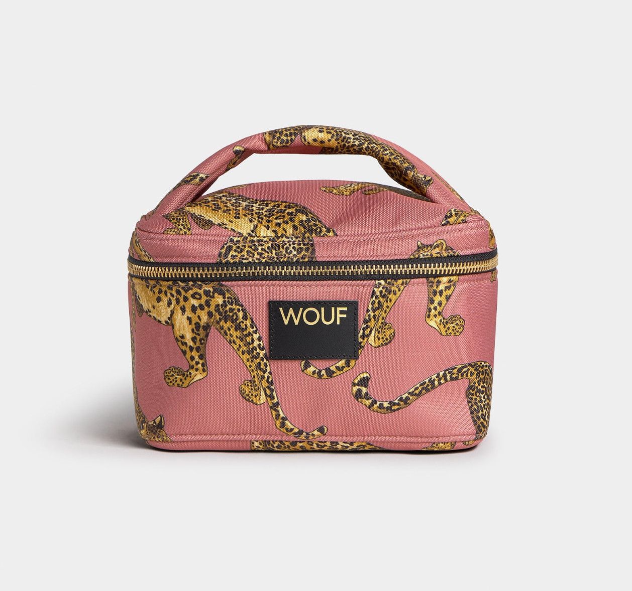 Blush Leopard Vanity Bag