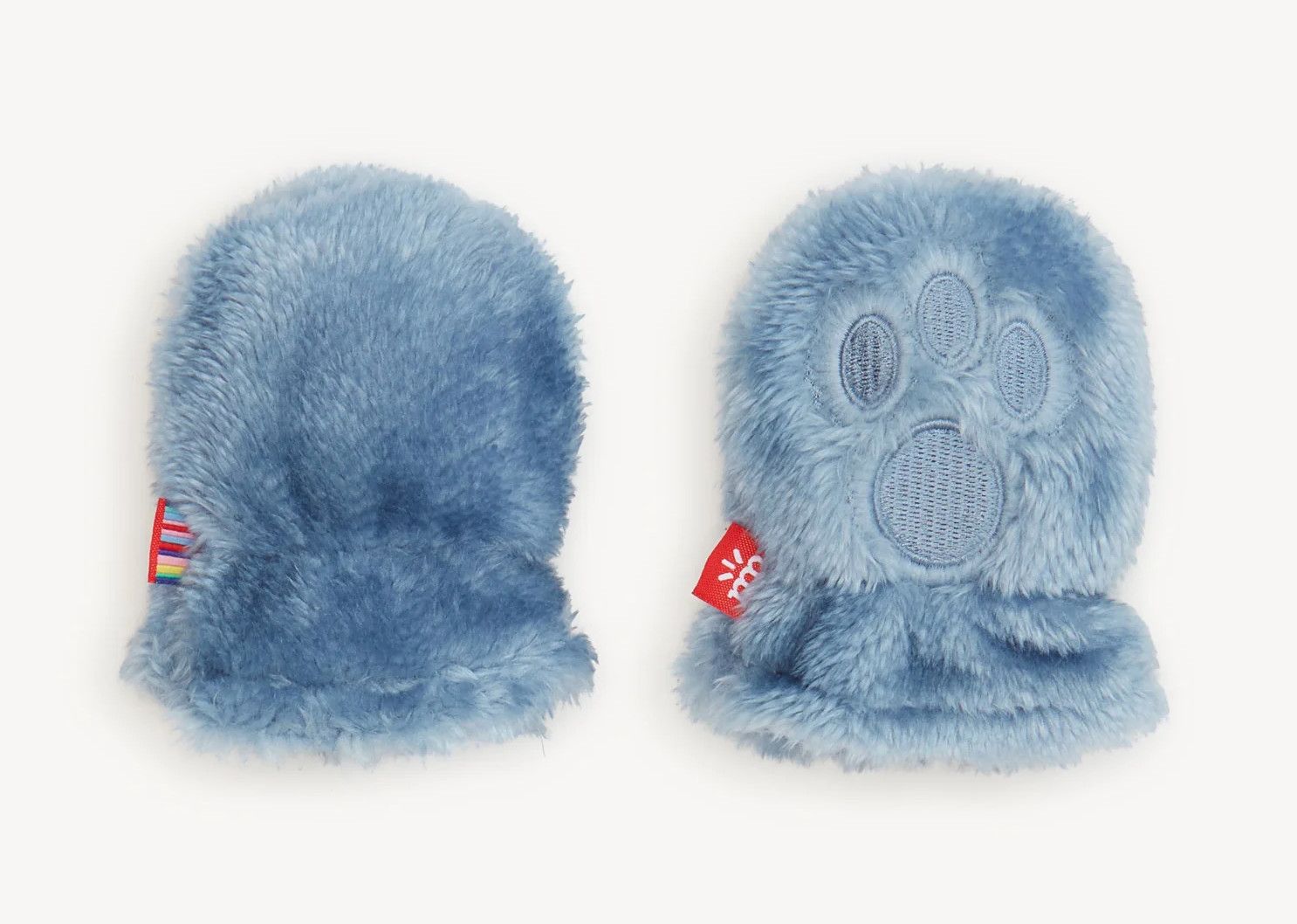 Winter Sky Minky Bear Mittens