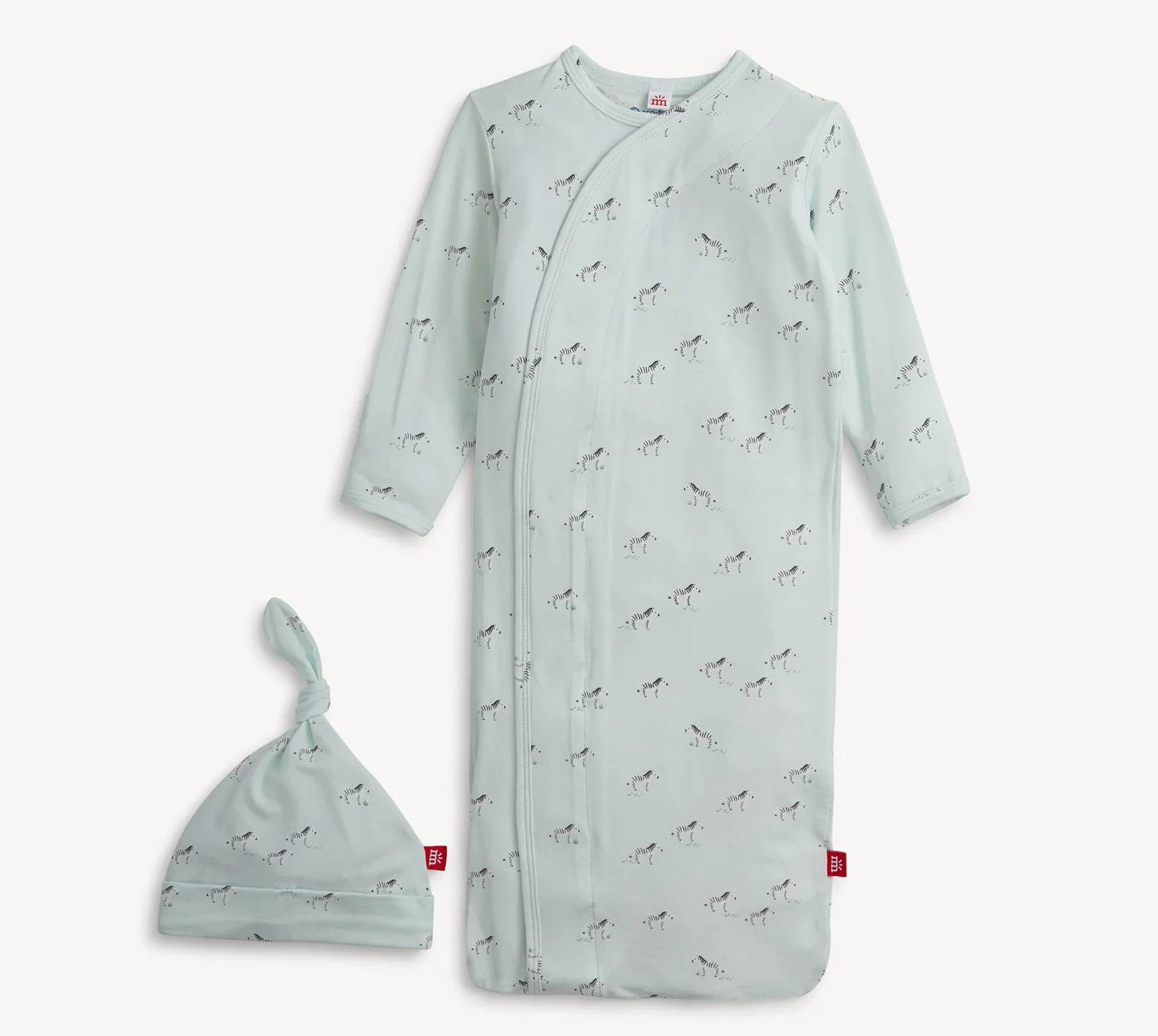 Teal Savannah Plains Modal Gown + Hat