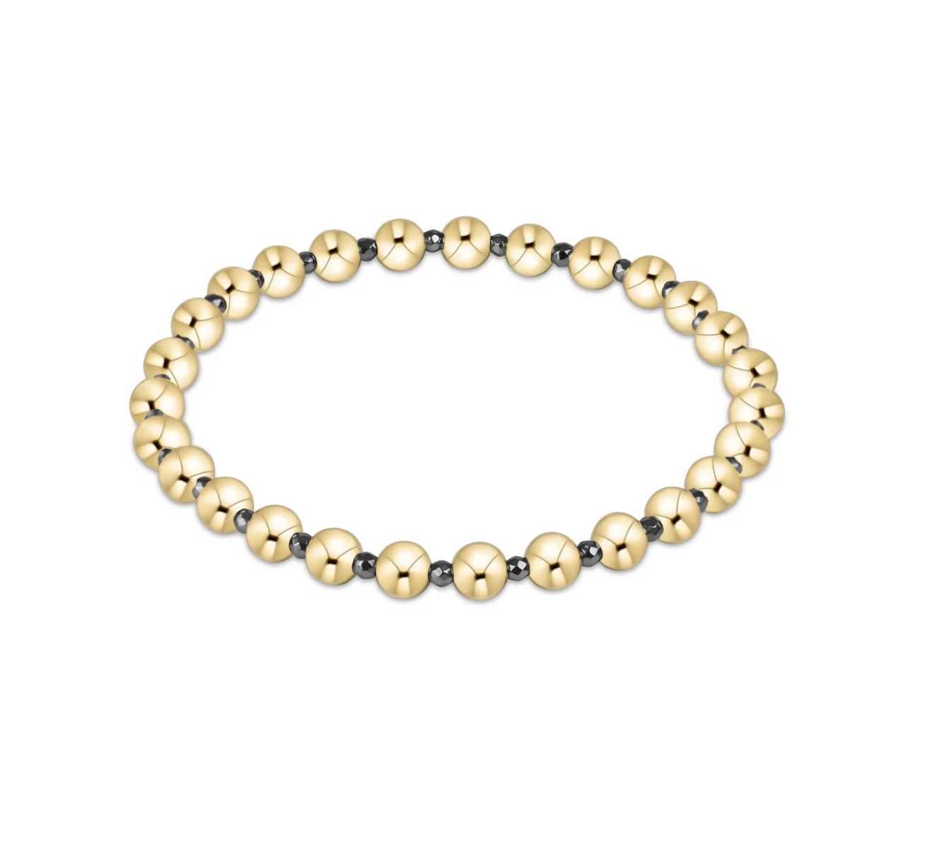 Silver Faceted Hematite Grateful 5mm