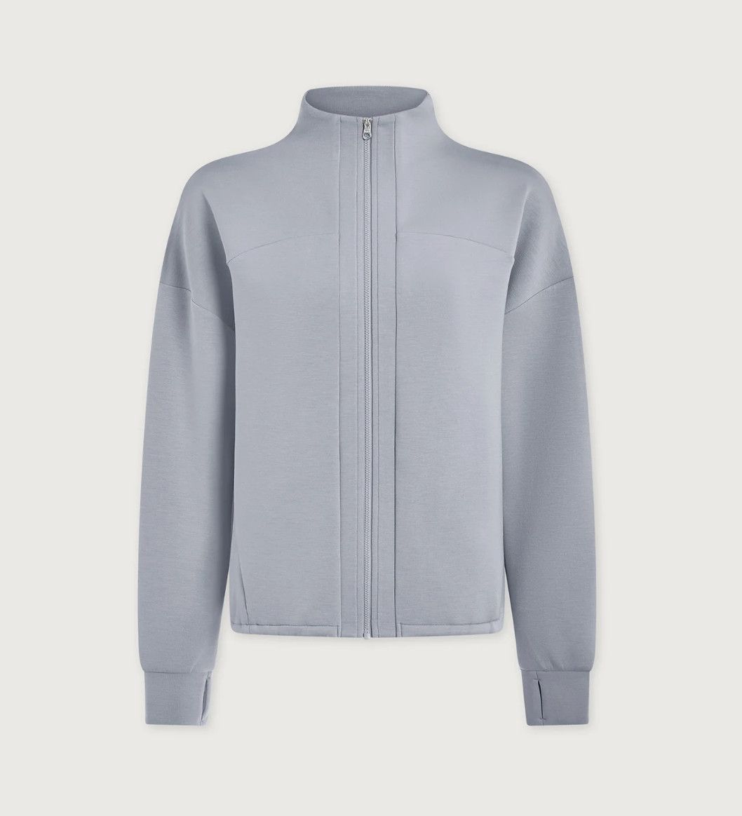 Tayah Zip Through Midlayer- Blue Blizzard