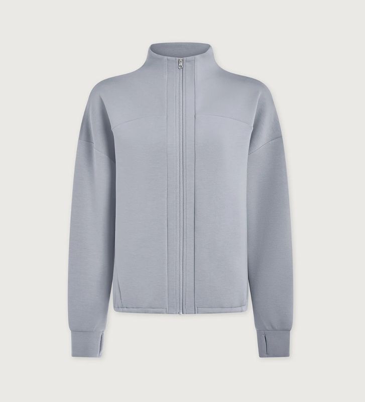 Tayah Zip Through Midlayer- Blue Blizzard