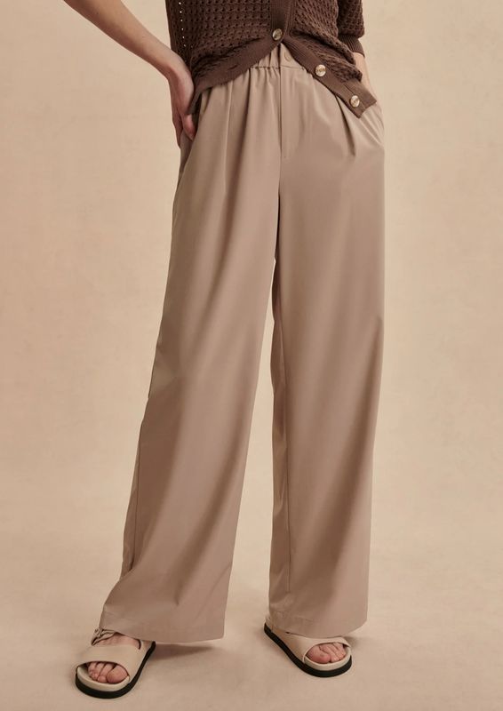 Kayson Wide Leg 29.5&quot;- Simply Taupe