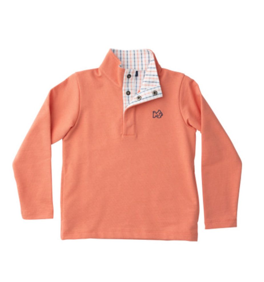 Crabapple Boy Sporty Snap Pullover