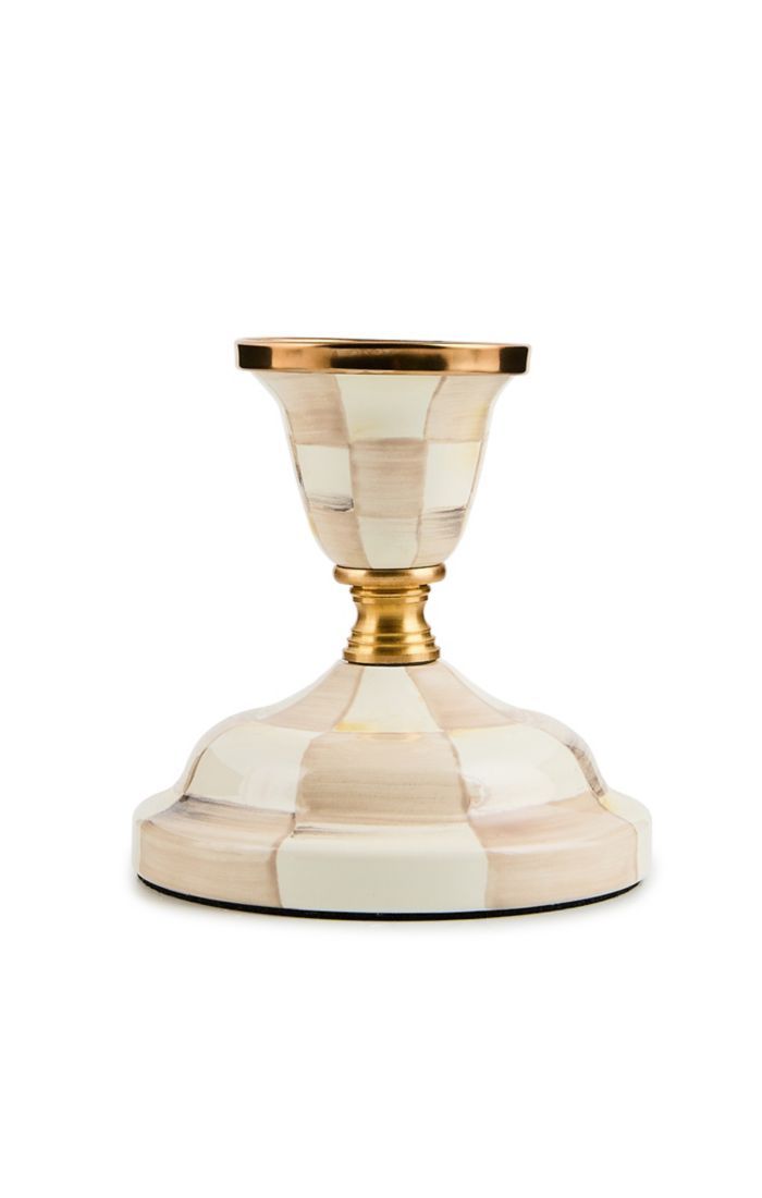 Mocha Check Short Candlestick