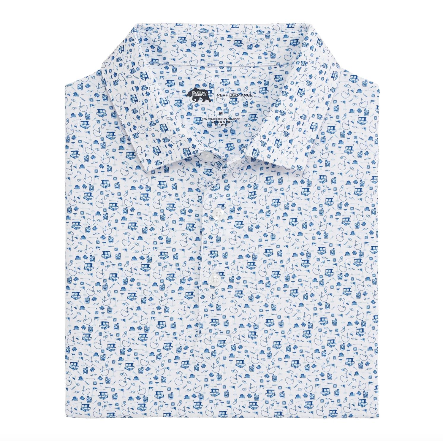 Performance Polo 19th Hole Ensign Blue