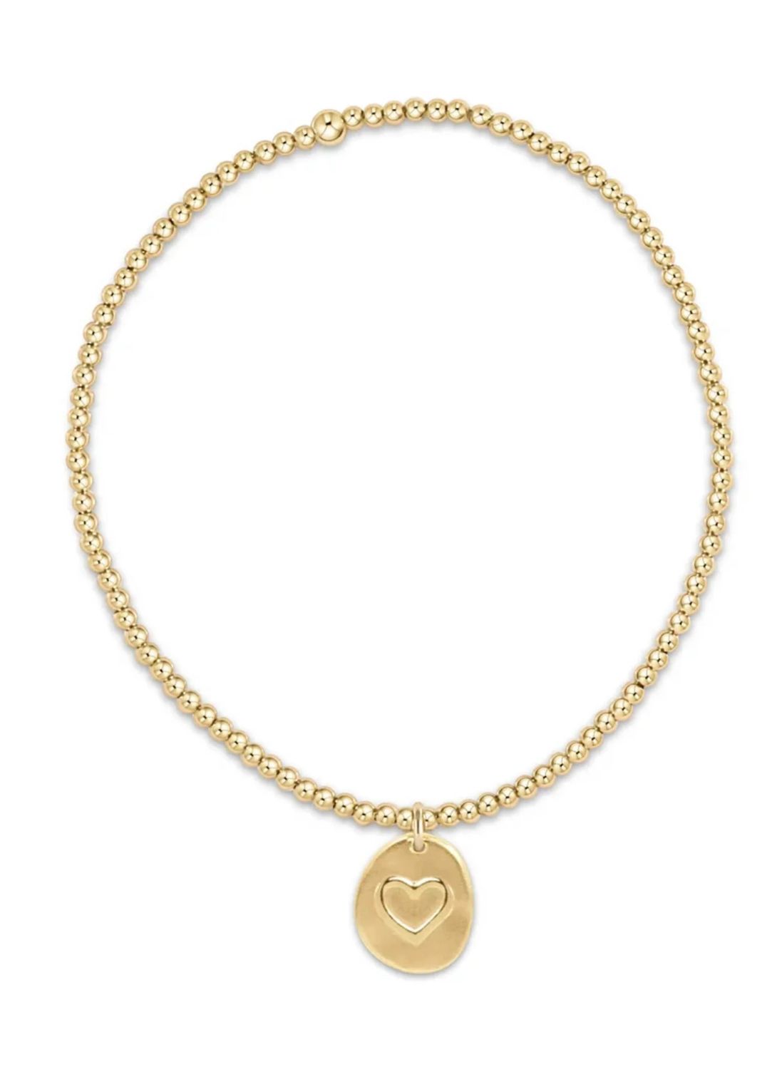 Classic Gold 2mm- Inspire Love Small Gold Charm