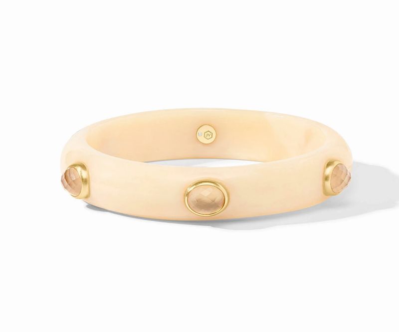 Carnaby Stone Bangle Ivory