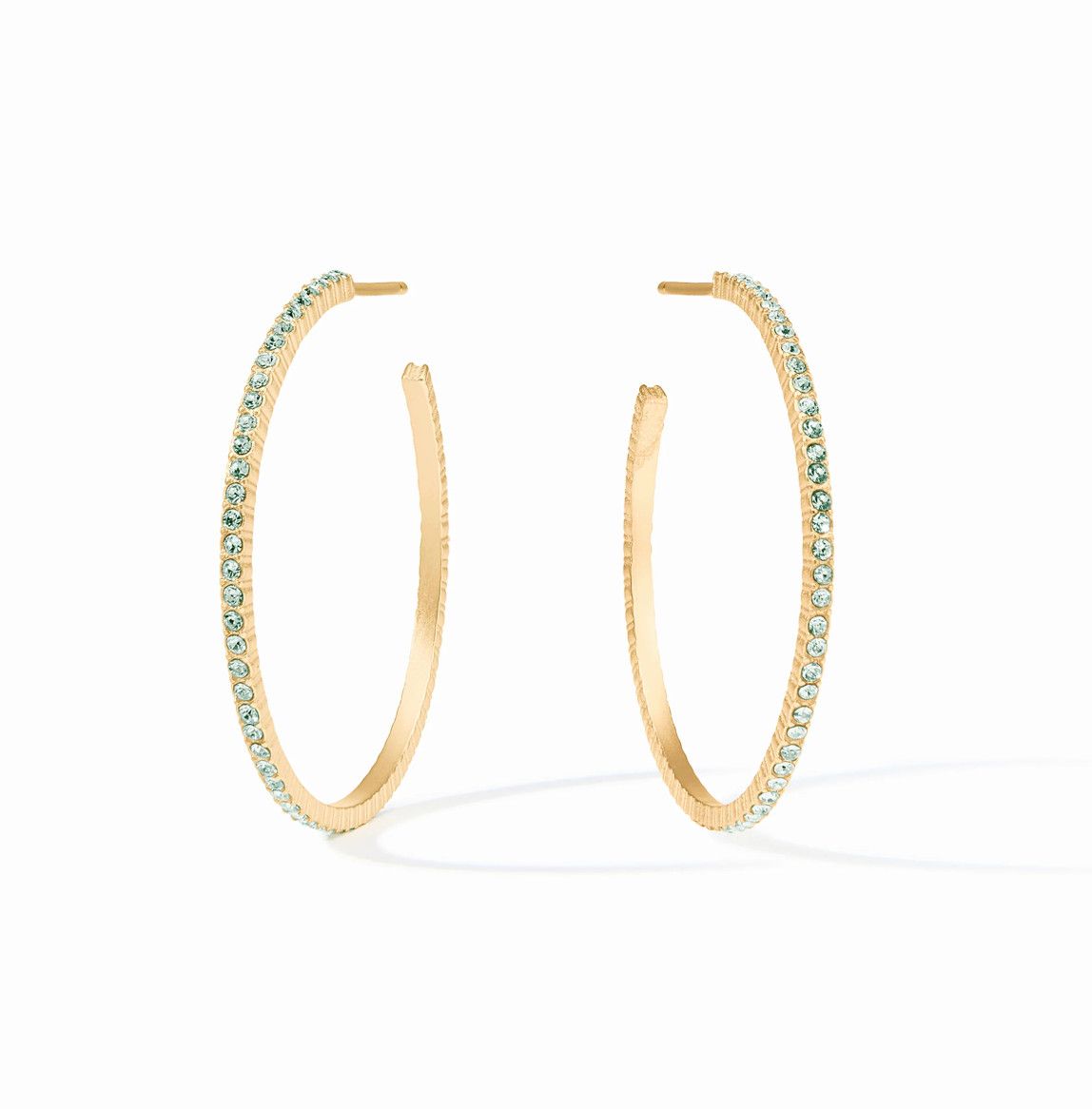 JV Windsor Hoop Aquamarine Blue- M