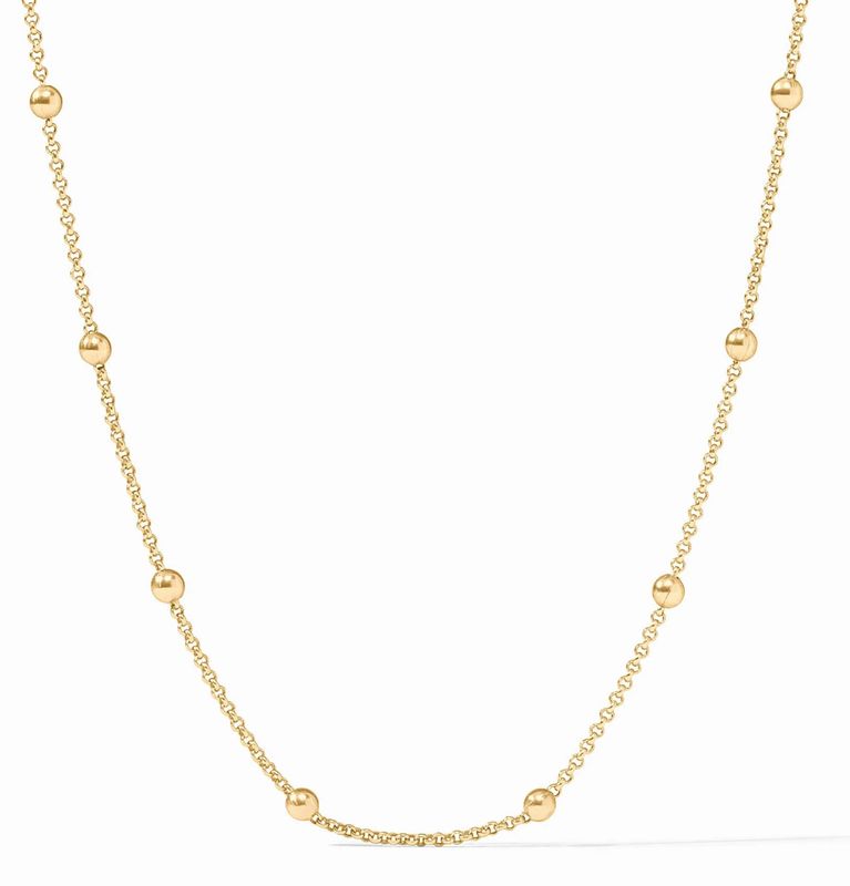 Solara Delicate Station Necklace 43.5&quot;