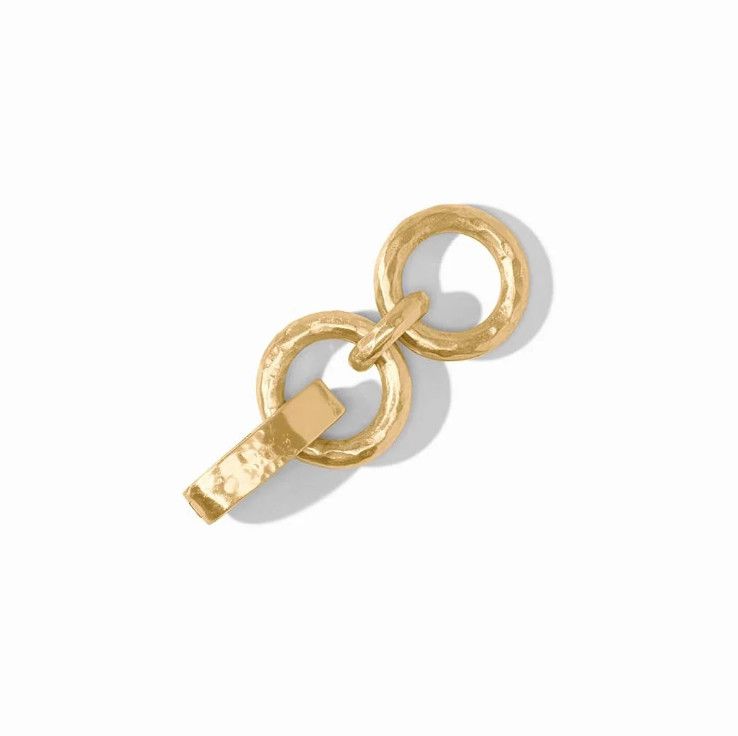 Hammered Link Extender- 1" Gold