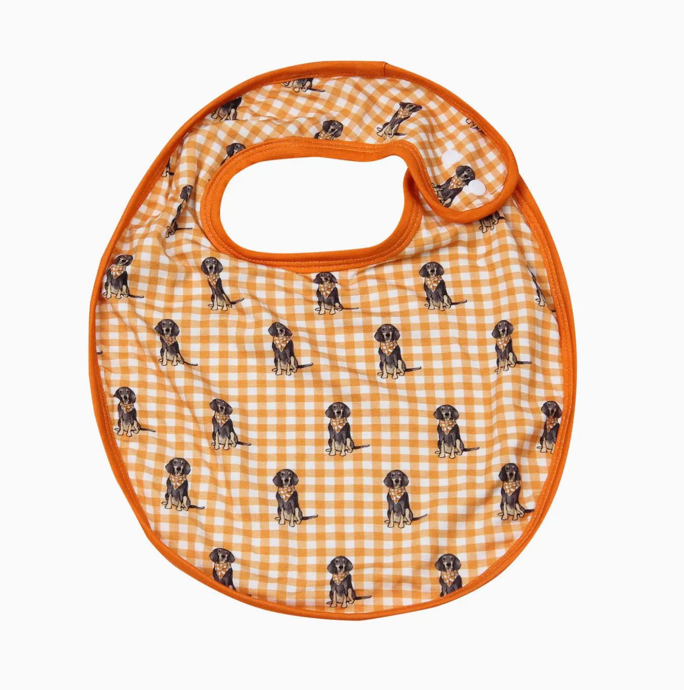 Bluetick Coonnhound Gingham Tn Bib