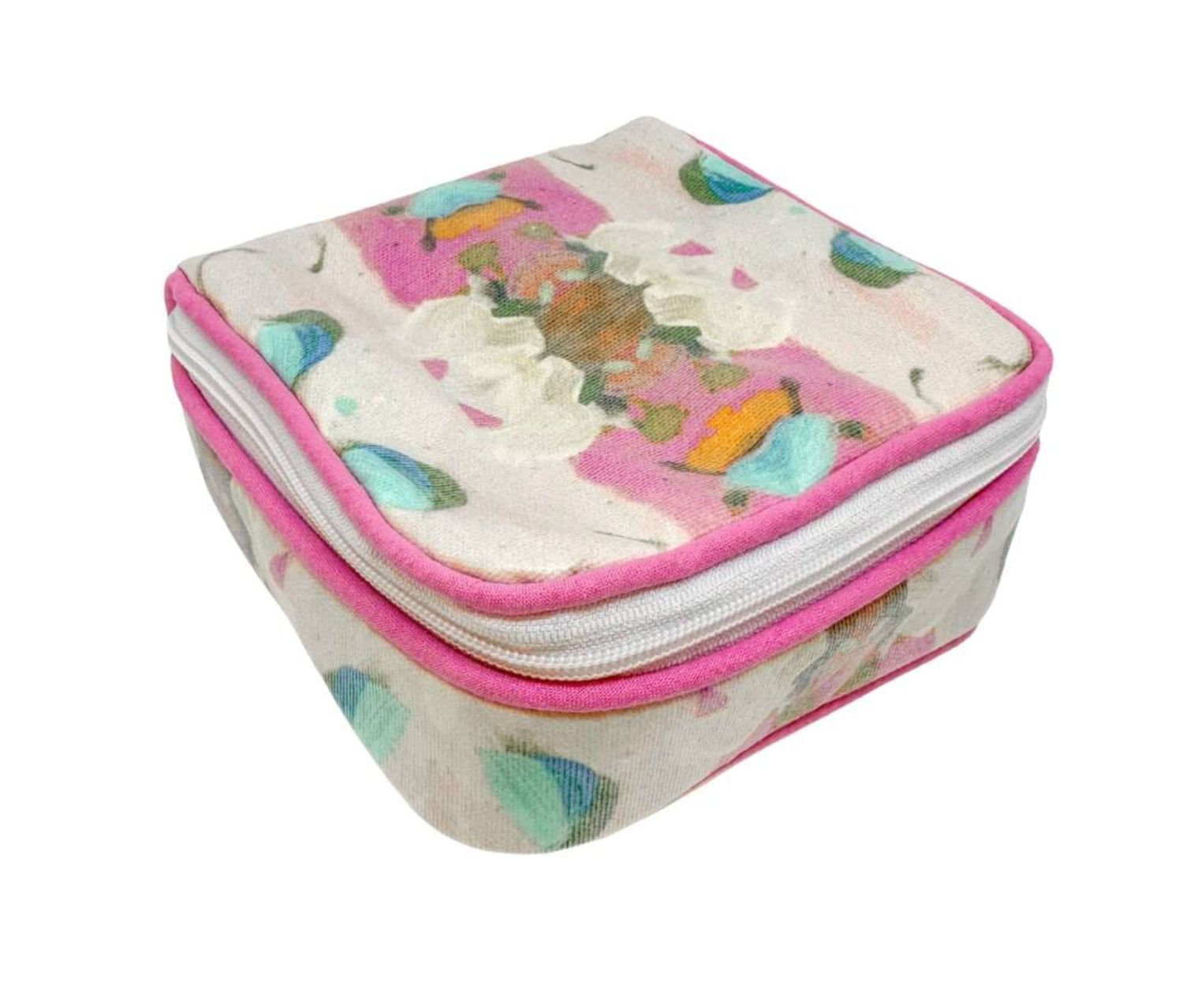 Monet&#39;s Garden Pink Jewelry Case