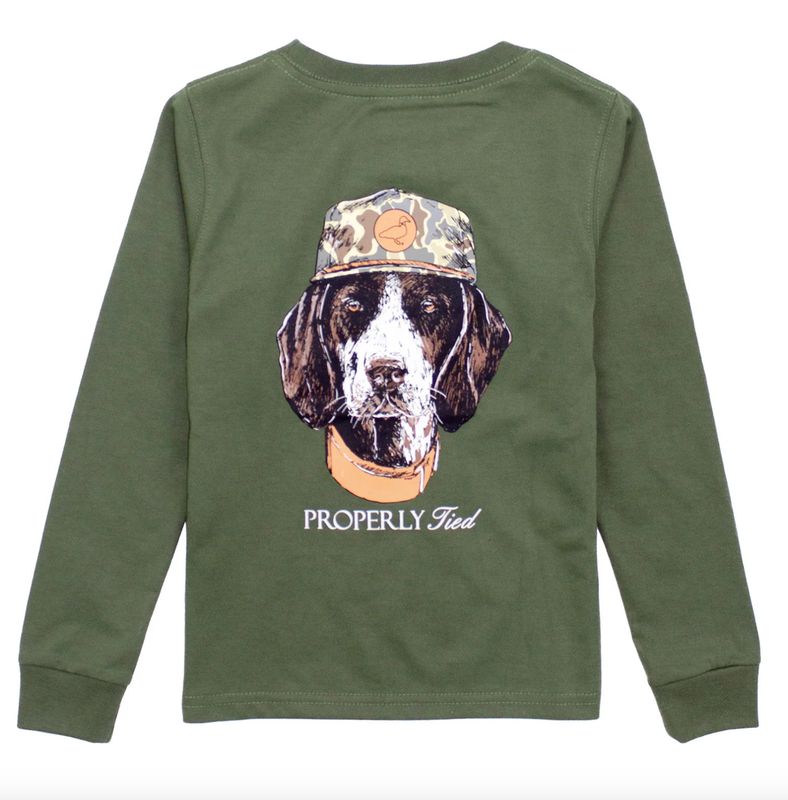 Boys&#39; Man&#39;s Best Friend LS Olive