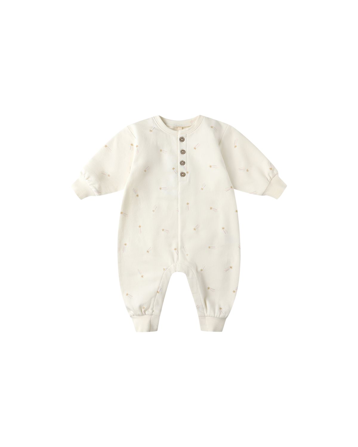 Relaxed Fleece Jumpsuit- Shooting Stars