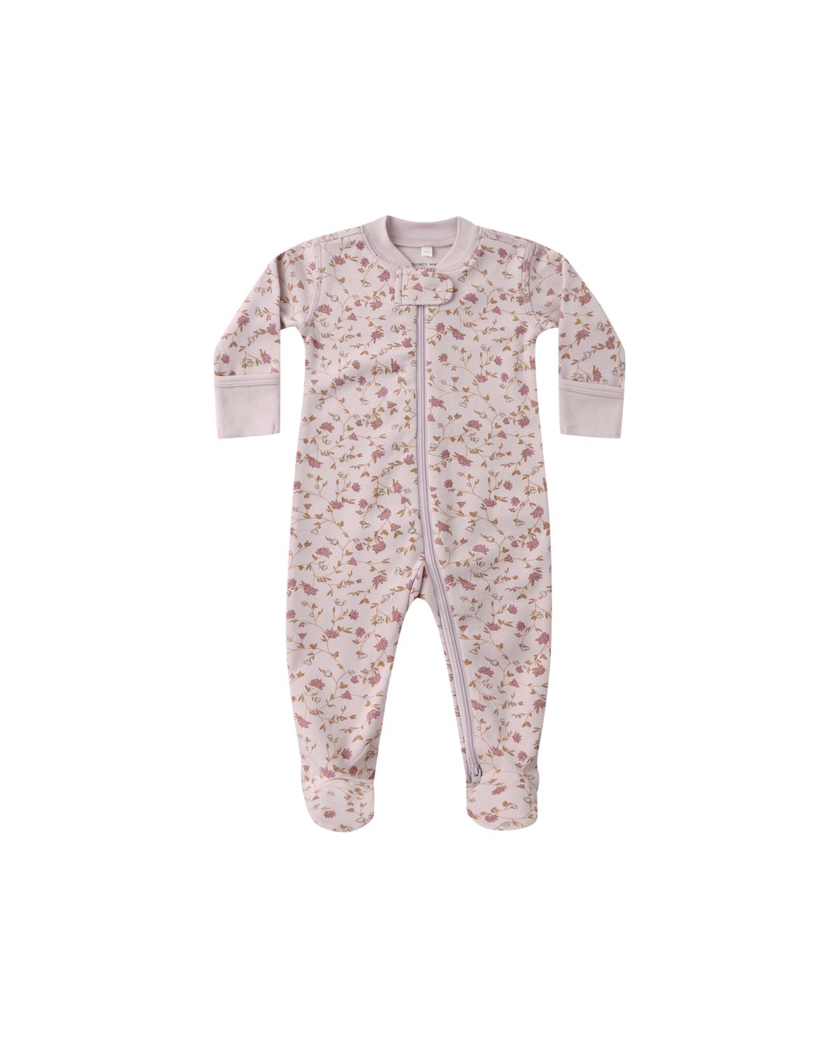 Zip Long Sleeve Sleeper Footie- Garden