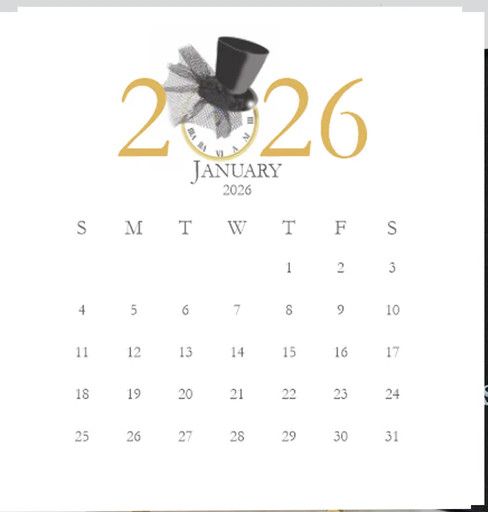 2026 Calendar Refill