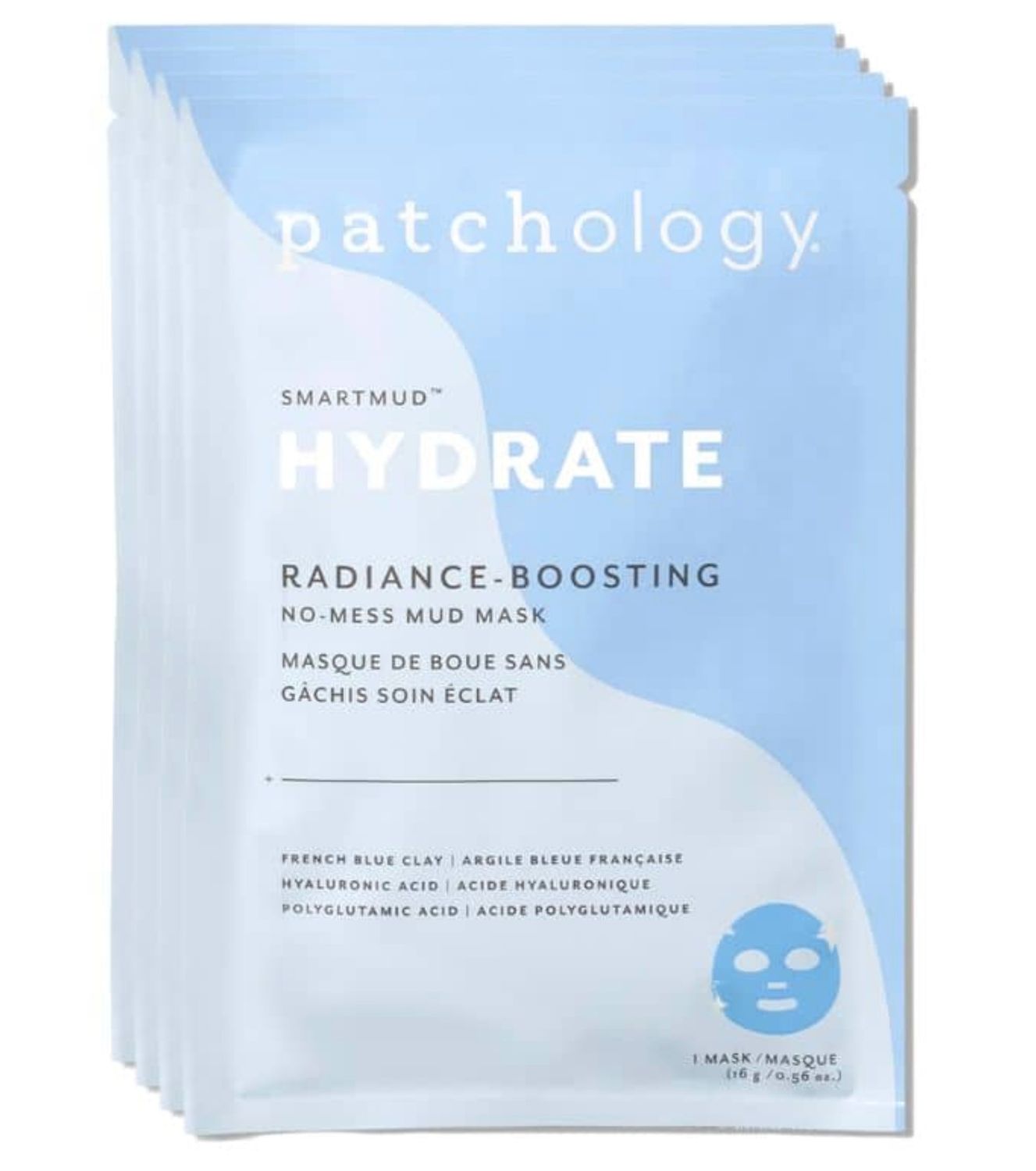 SmartMud No Mess Mud Masques: Hydrate Sheet Mask - Single