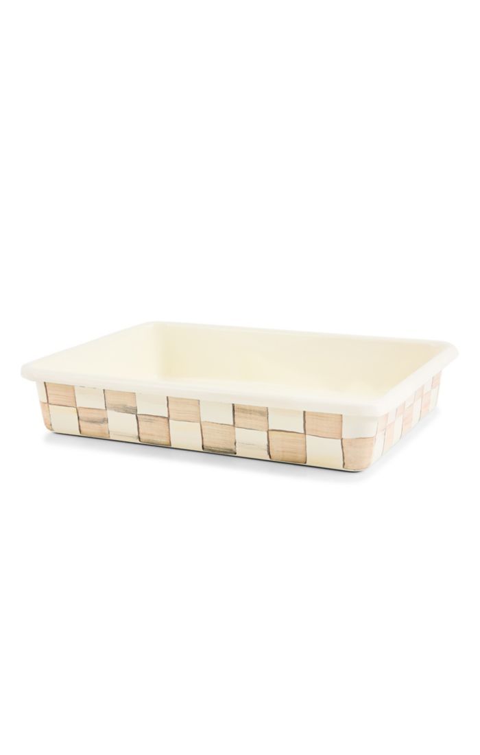 Mocha Check 9&quot; x 13&quot; Baking Pan