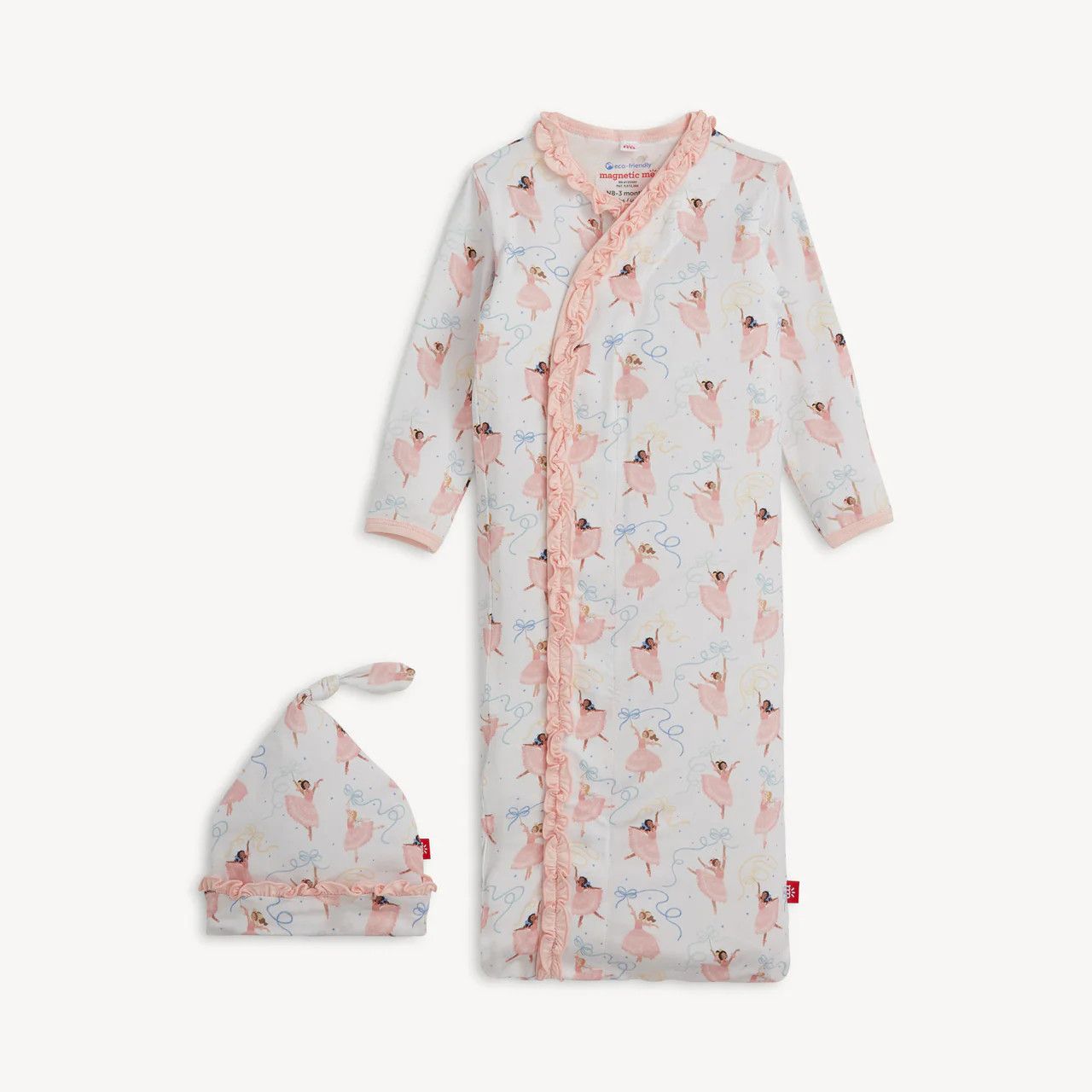 Pretty Plies Modal Gown + Hat with Ruffles