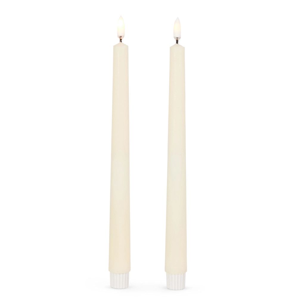 12.5" Ivory Taper Candles