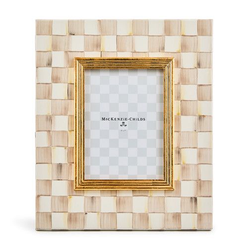 Mocha Check Frame- 5x7