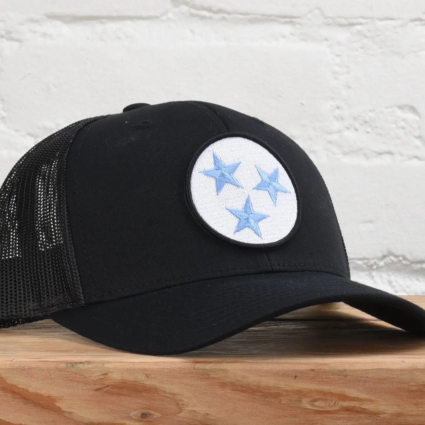 Tennessee Stars Circle Snapback Hat - Black