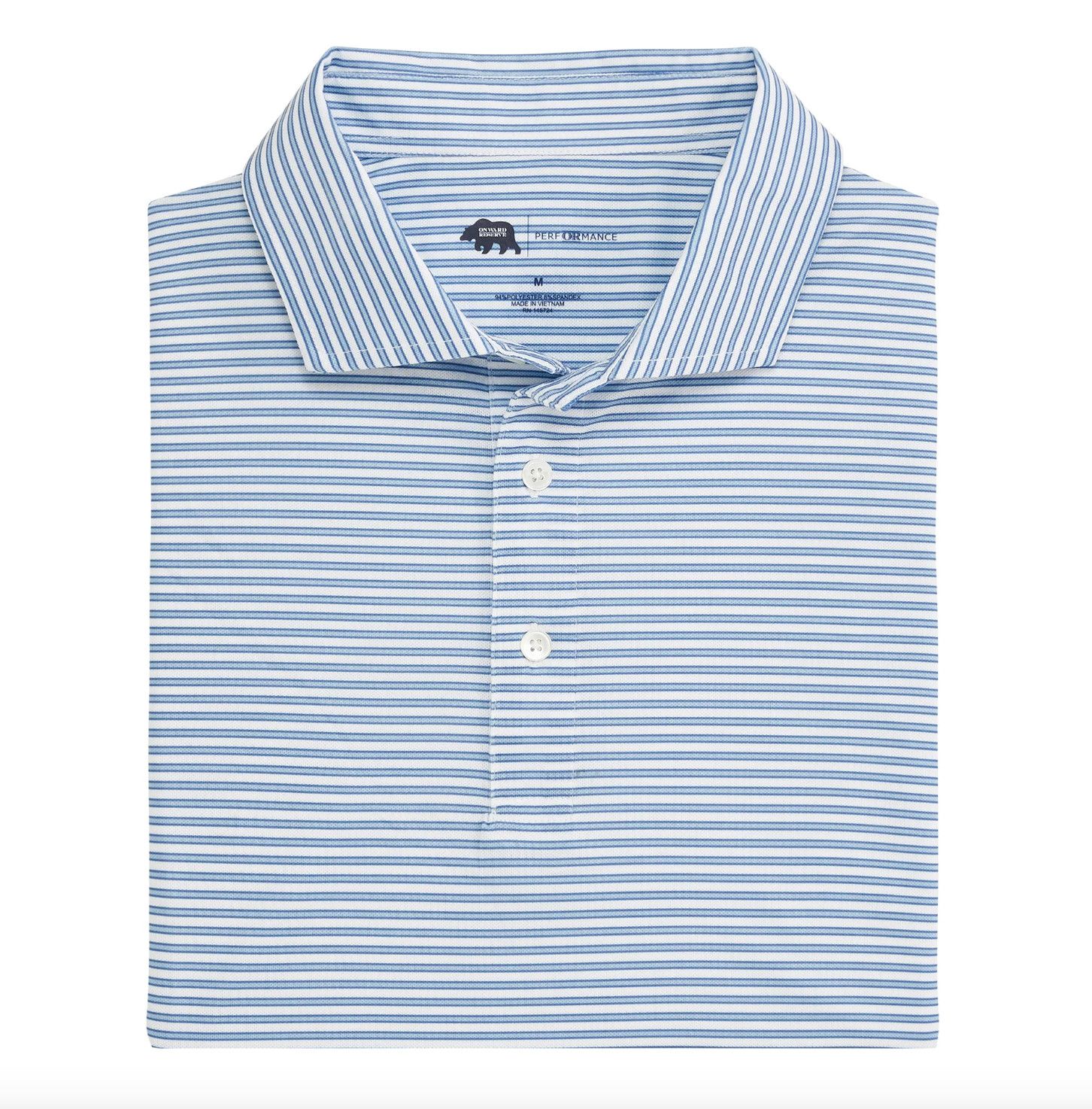  Guide Stripe Polo-Endless Sky