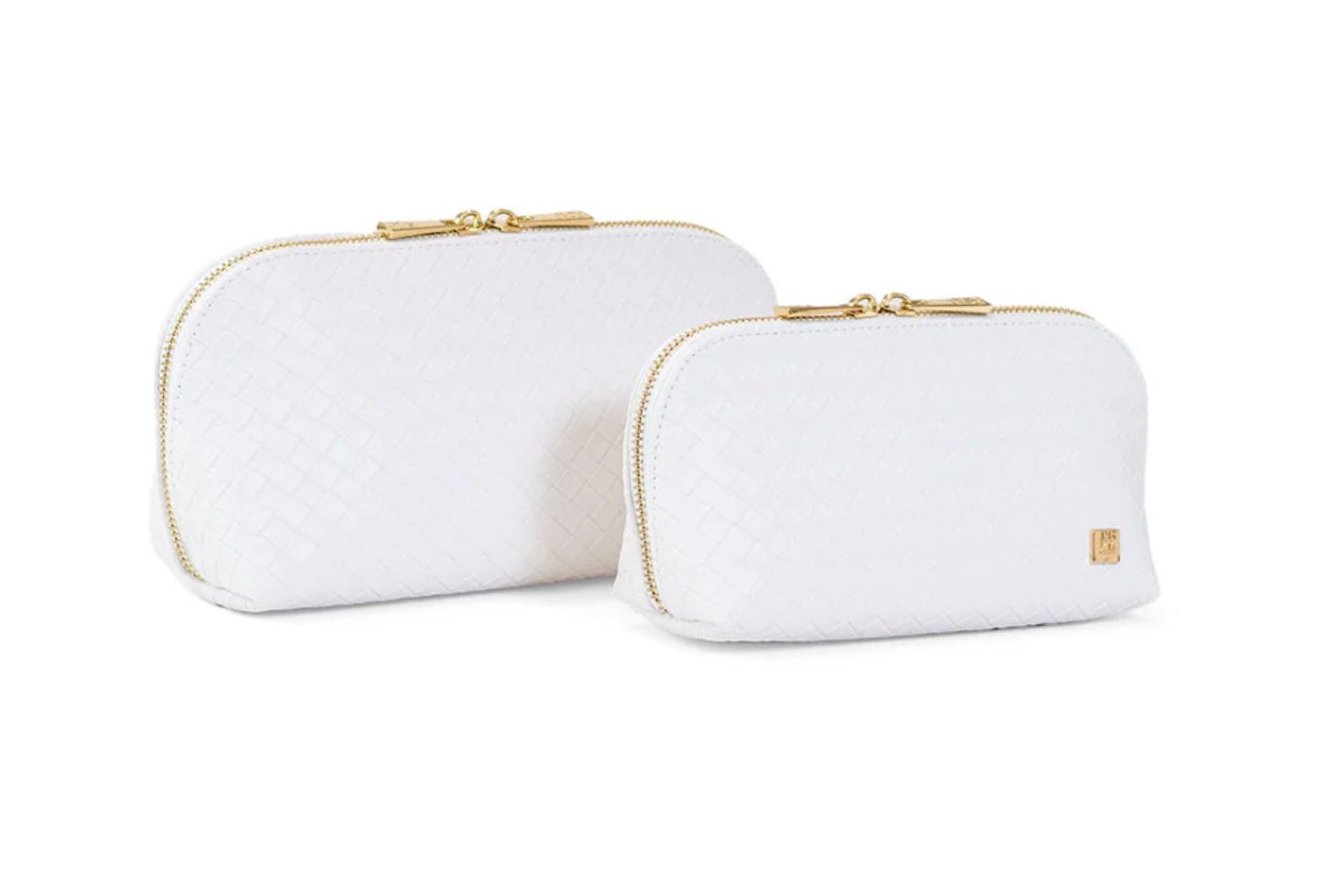 TRVL LUXE Duo Case- Woven White