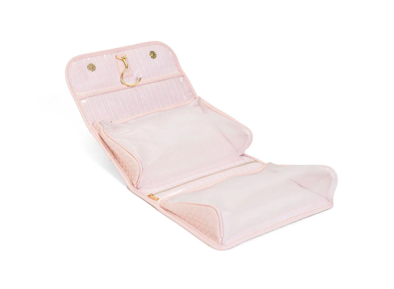 LUXE Hanging Toiletry Case - Woven Shell