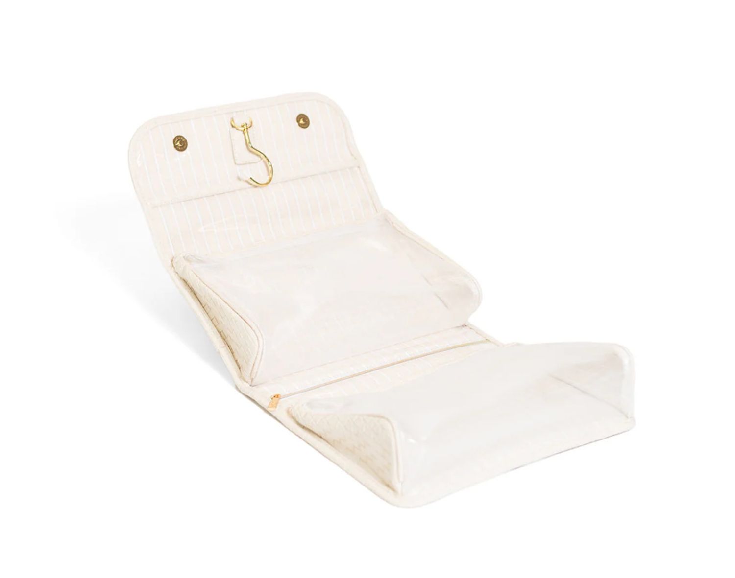 LUXE Hanging Toiletry Case - Woven Sand
